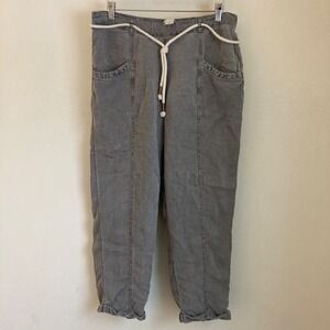 C&C California women's linen Blend pants size large preowned